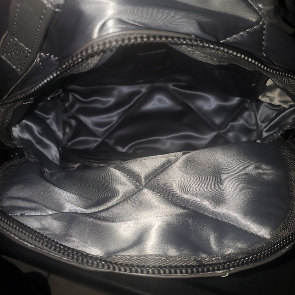 Deux Lux Silver Backpack Sleek and Modern - Picture 7 of 7